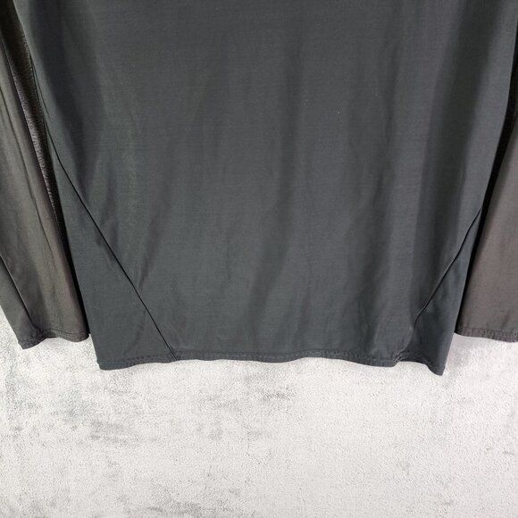 Mens Black Under Armour Compression Shirt Long Sleeve Crew Neck Size XXL - Picture 3 of 11